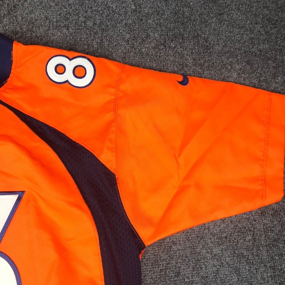 Wes Welker Denver Broncos Nike NFL Jersey #83 Football Orange Mens Size 48 - Picture 4 of 12